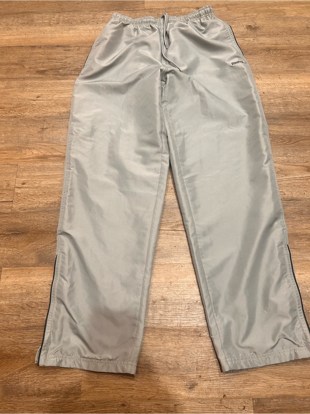 Reebok Men's Size Medium Light Gray Track Pants
